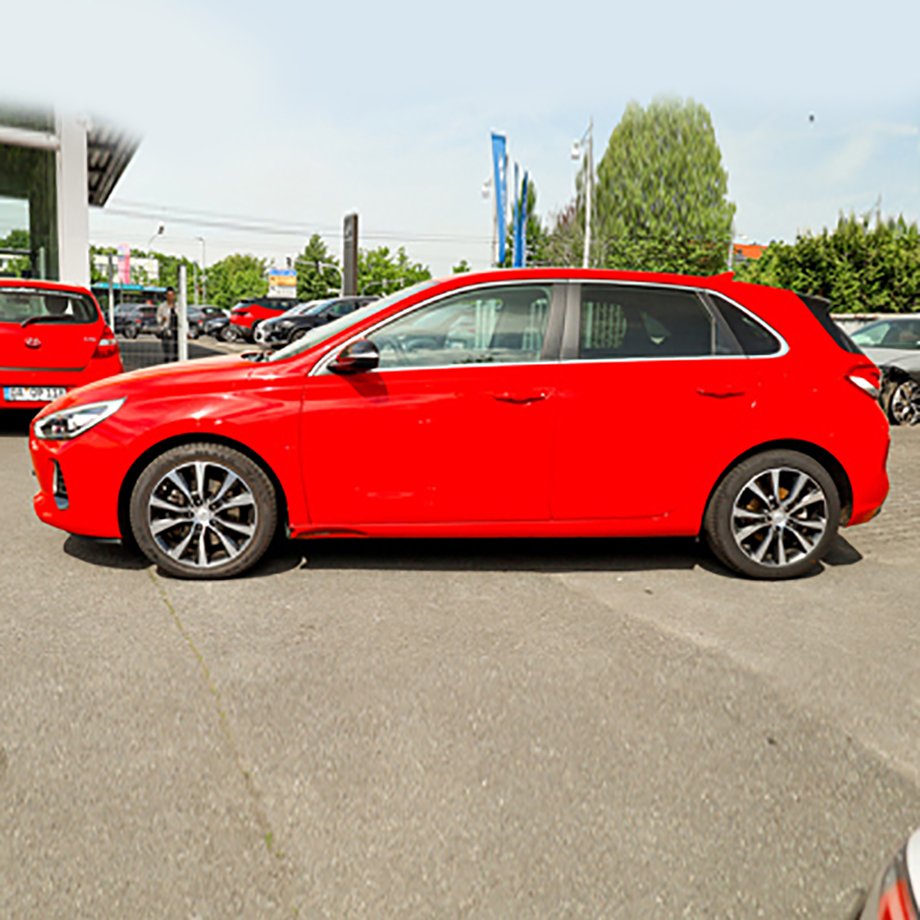 automotive car editing improving paint shine and reflections